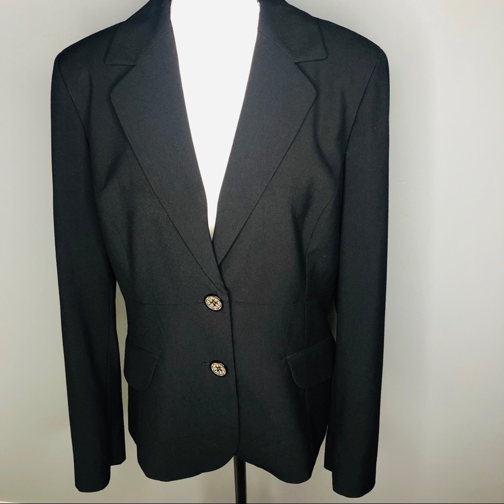 Nordstrom Classiques Entier  Black Blazer Size 12